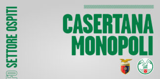Casertana – Monopoli, info stadio per settore ospiti