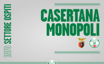 Casertana – Monopoli, info stadio per settore ospiti